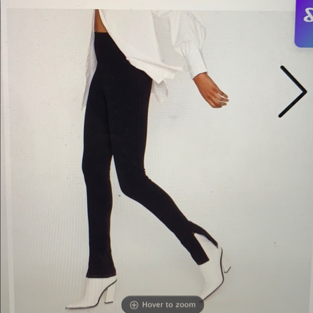 High rise Split hem pant - size 8